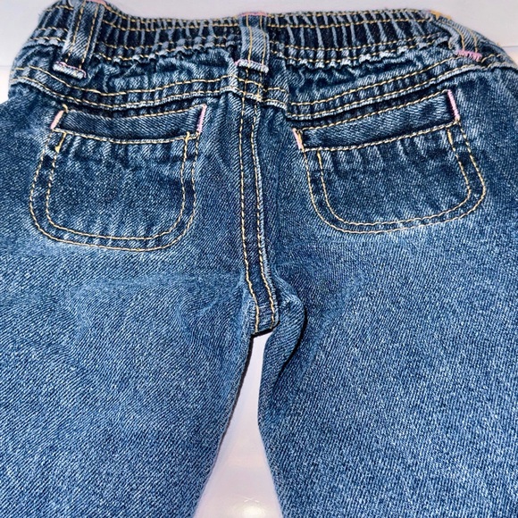 Baby phat jeans with embroidered cat and flowers size 3-6 months - Picture 8 of 10